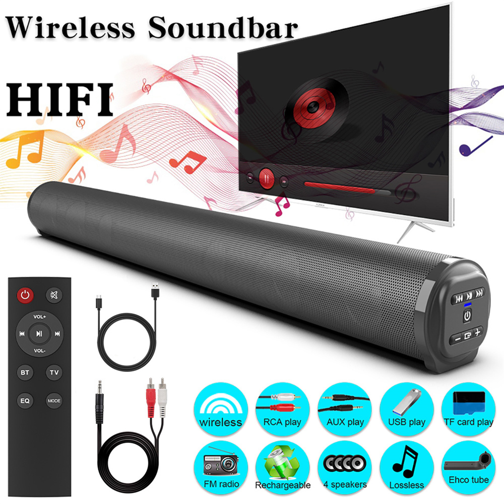 Home Cinema With Wireless Rear Speakers - مكبر صوت للتلفزيون، نظام صوت بلوتوث،