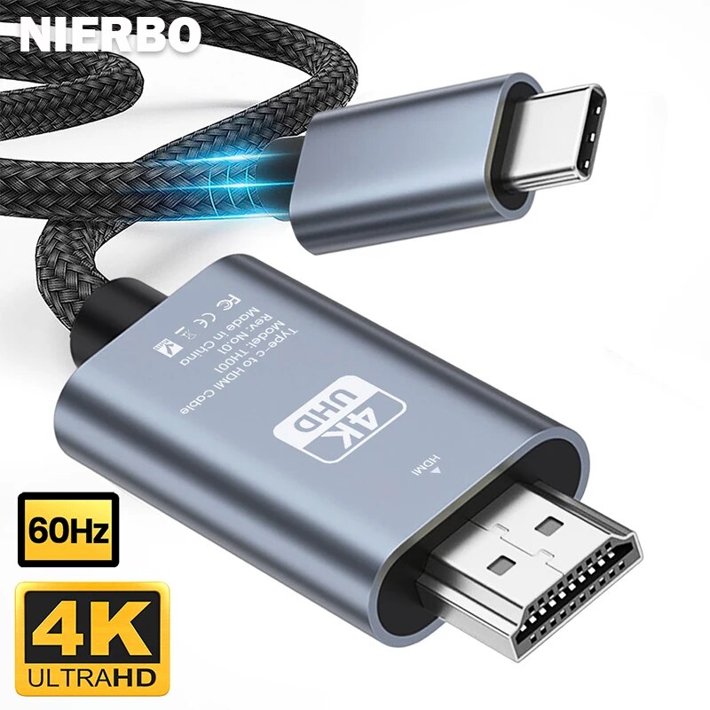 Home Cinema Usb - NIERBO USB C 6.6ft 4K @