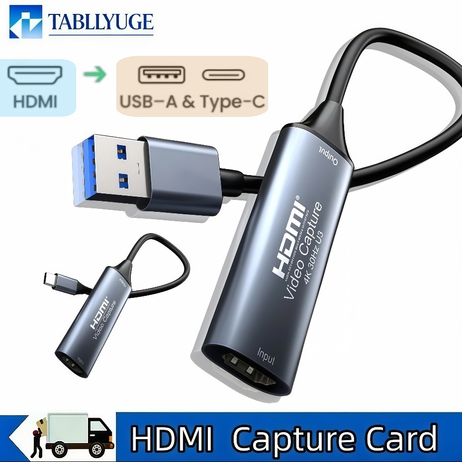 Home Cinema Usb - بطاقة التقاط فيديو USB-C 2.0/3.0 HDMI
