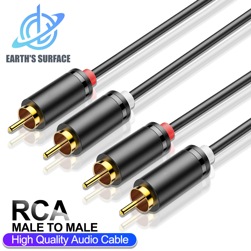 Home Cinema Amplifier - HIFI ستيريو كابل RCA 2RCA إلى