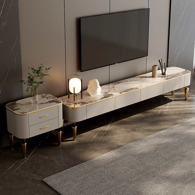 Home Cinema Furniture - حوامل تلفزيون إبداعية وجمالية مع مساحة