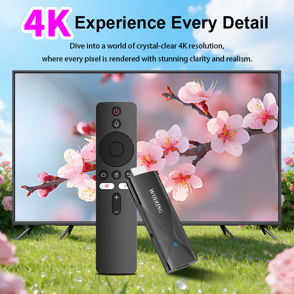 Netflix Home Cinema - دونجل تلفزيون WD08 PRO بنظام أندرويد