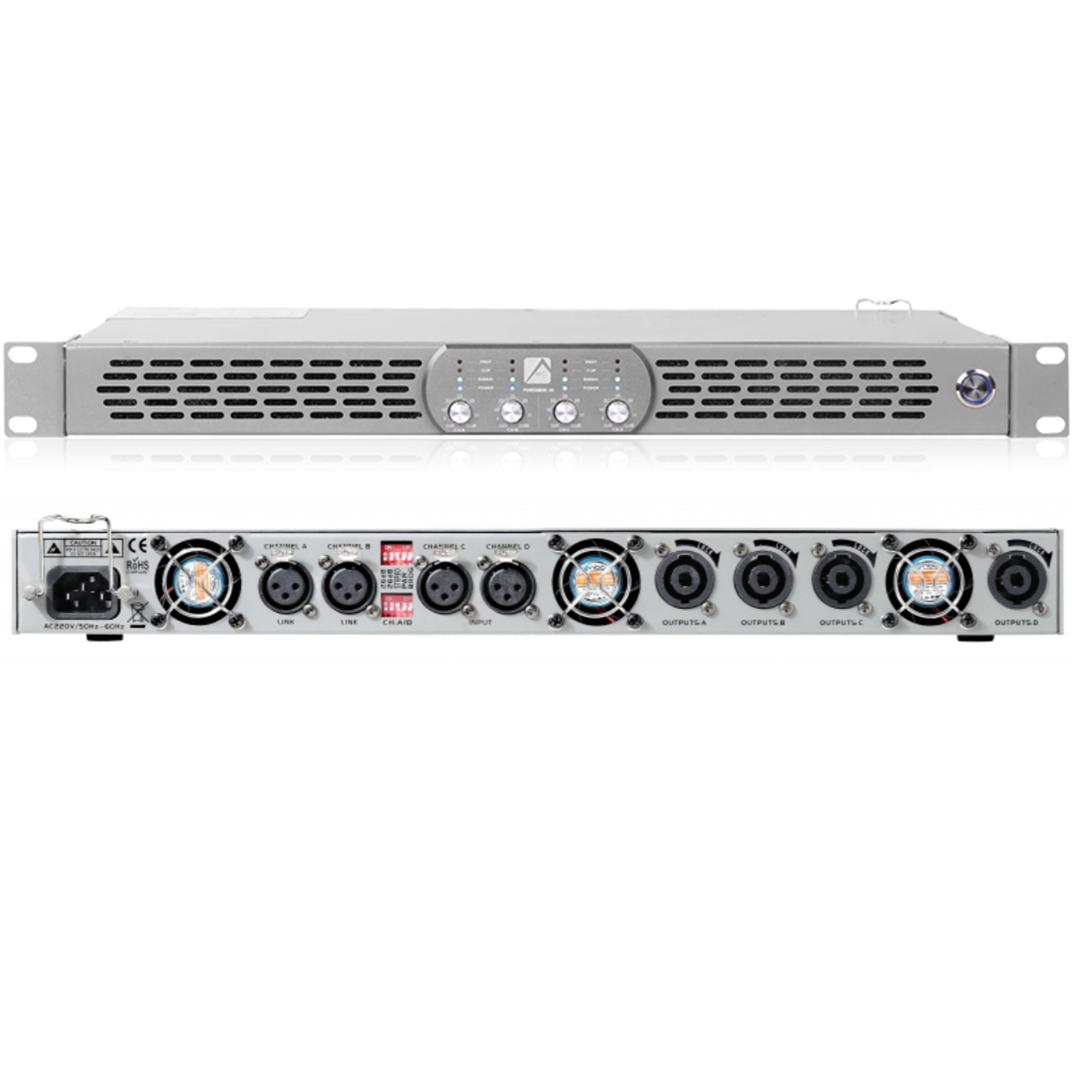 1U مضخم الطاقة الرقمي 4 قنوات  - مراجعة Home Cinema Amplifier وسعره