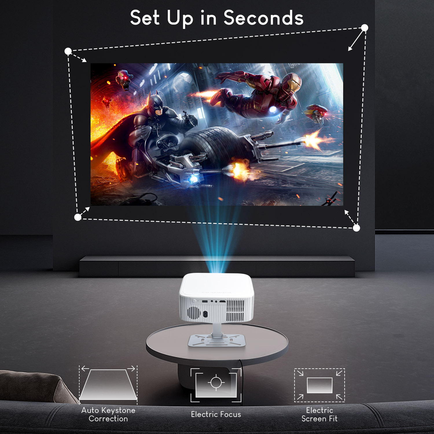 جهاز عرض Salange Netflix P92MA - مراجعة Netflix Home Cinema وسعره