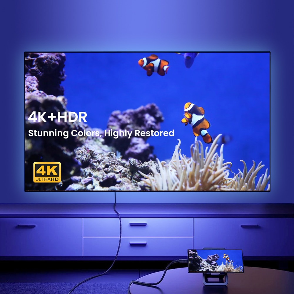 NIERBO USB C 6.6ft 4K @ 60hz ن - مراجعة Home Cinema Usb وسعره