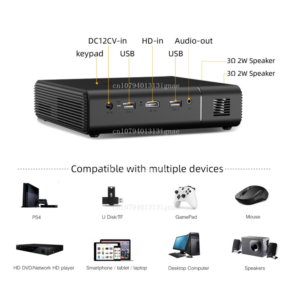 جهاز عرض U30 الأعلى مبيعًا ثلا - مراجعة Home Cinema Portable وسعره