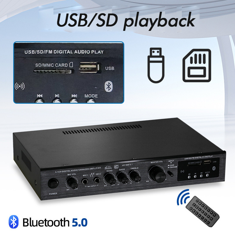 بلوتوث 5.1 مكبر صوت مكبر للصوت - مراجعة Home Cinema Bluetooth وسعره