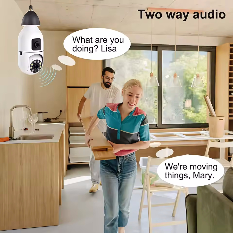 كاميرا مراقبة أمنية E27 بدقة 8 - مراجعة Home Cinema Screen وسعره