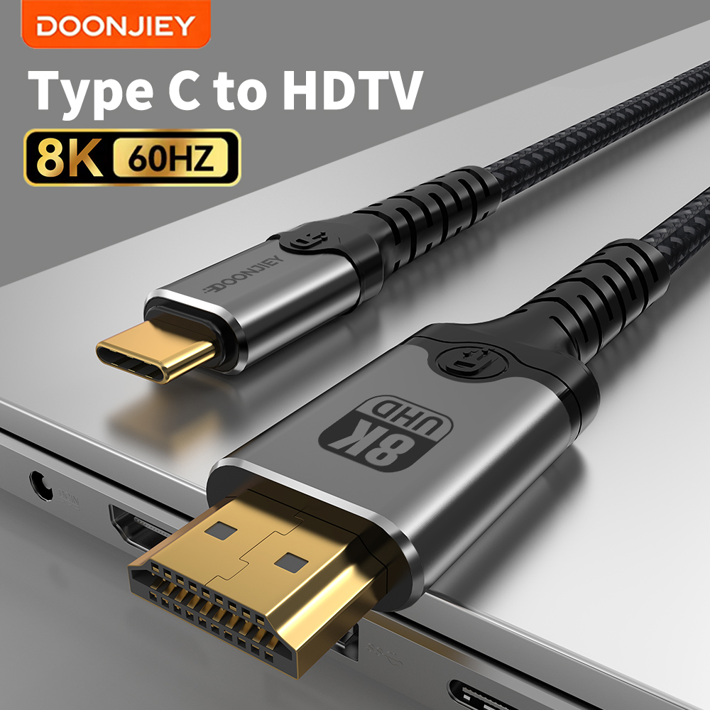 كابل DOONJIEY USB C إلى HDMI م - مراجعة Home Cinema Usb وسعره