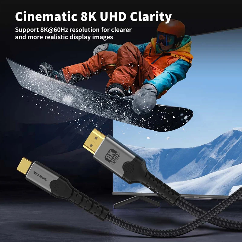 كابل DOONJIEY USB C إلى HDMI م - مراجعة Home Cinema Usb وسعره