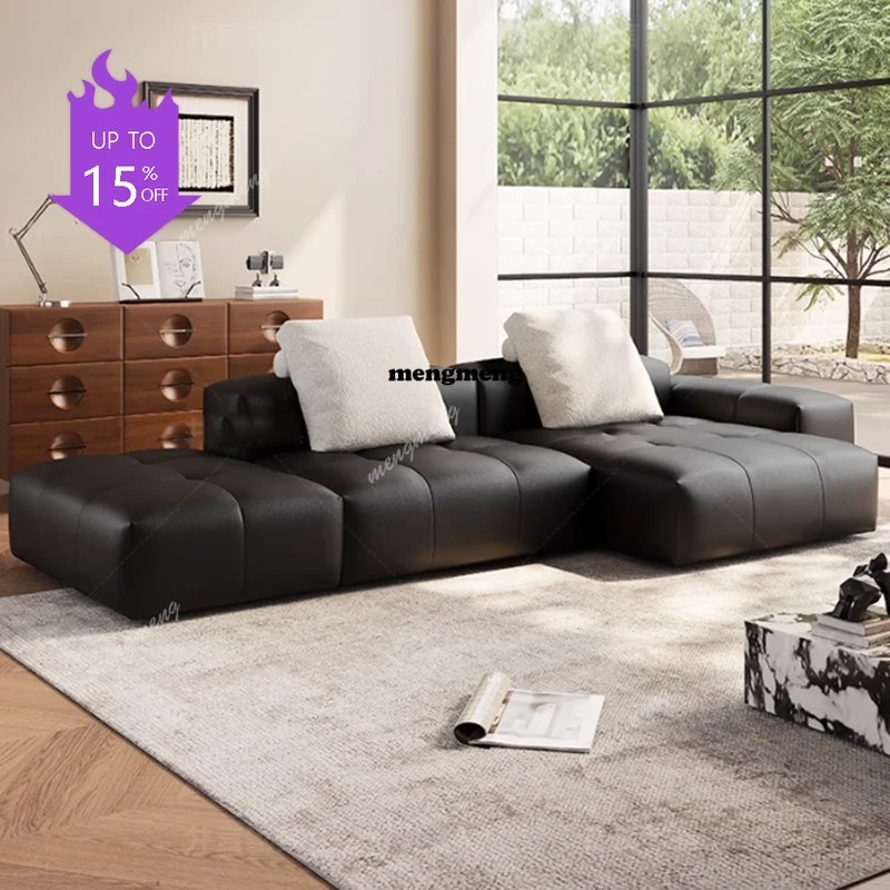 أريكة جلدية مضغوطة بتصميم نورد - مراجعة Home Cinema Furniture وسعره