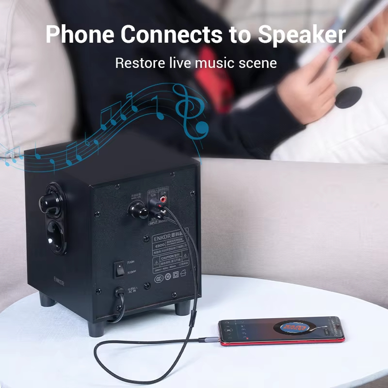 Vention كابل RCA 1.5 متر 2 متر - مراجعة Home Cinema Amplifier وسعره
