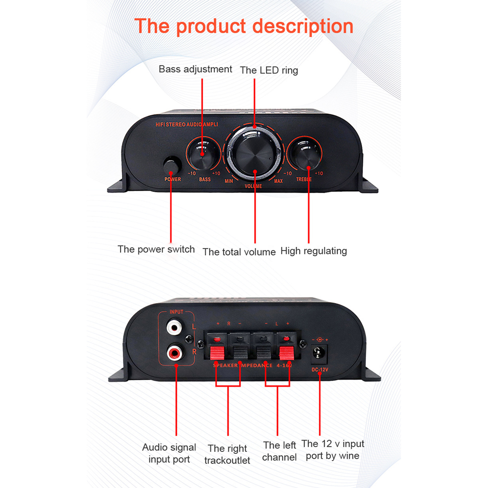 AK170 حجم صغير الصوت مكبر كهرب - مراجعة Home Cinema Portable وسعره
