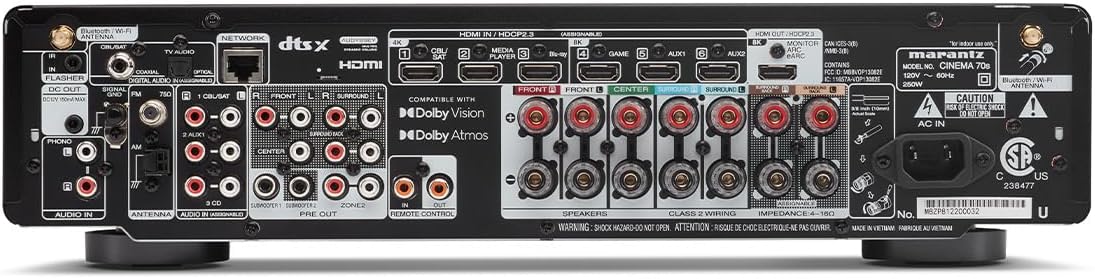 جهاز استقبال مارانتز سينما 70S - مراجعة Home Cinema Bluetooth وسعره