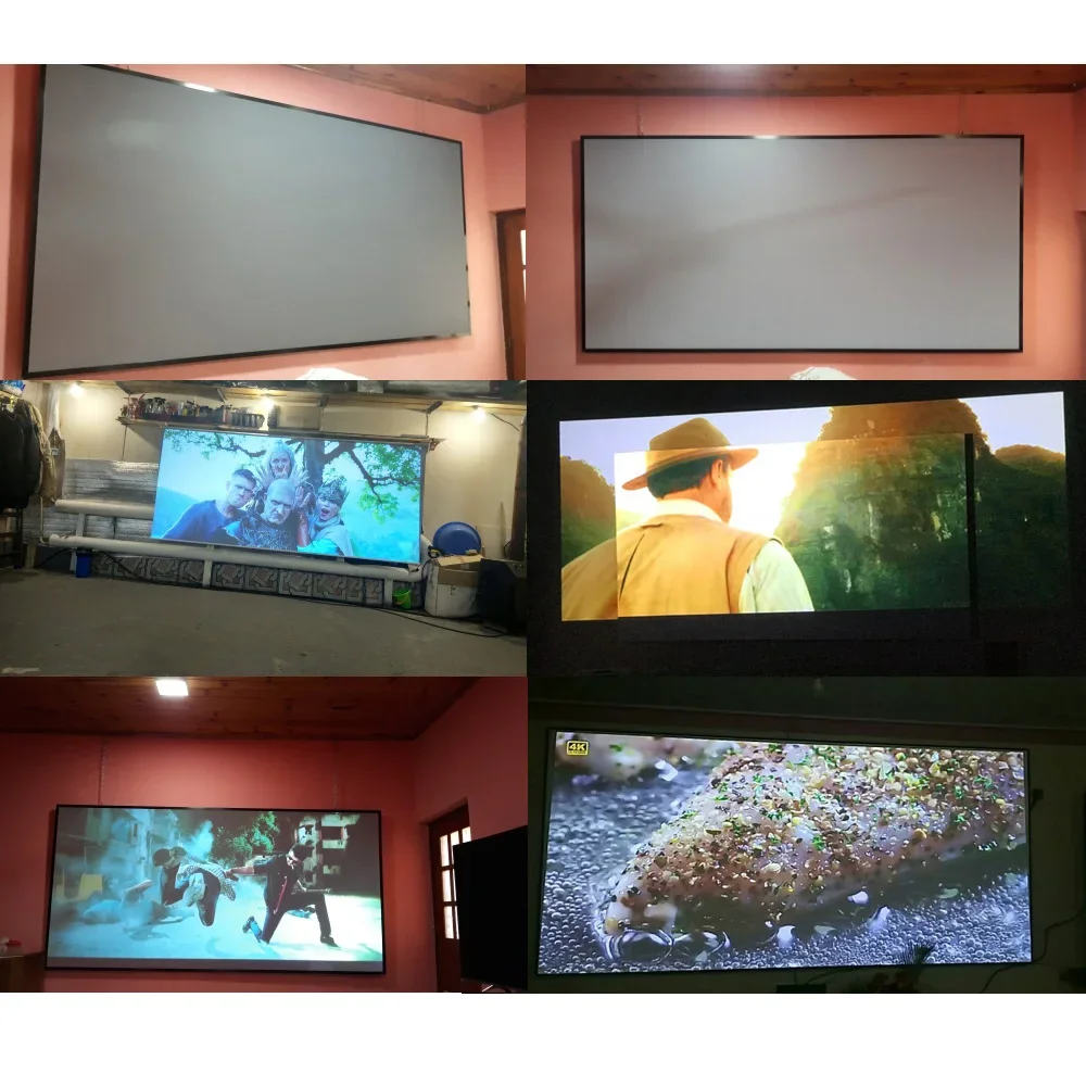 شاشة عرض عالية الوضوح عاكسة عا - مراجعة Home Cinema Blanc وسعره