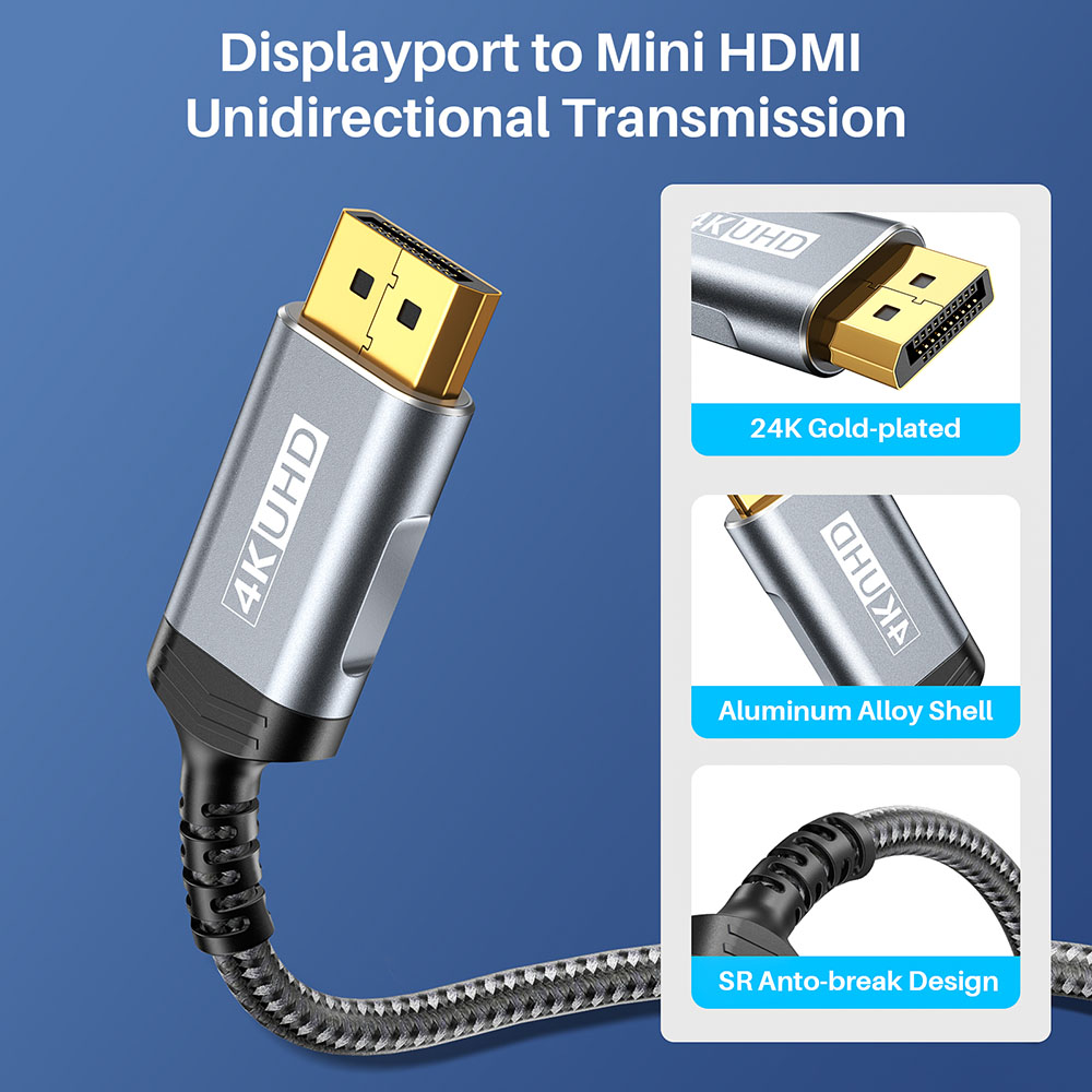 كابل DisplayPort إلى Mini HDMI - مراجعة Home Cinema Portable وسعره