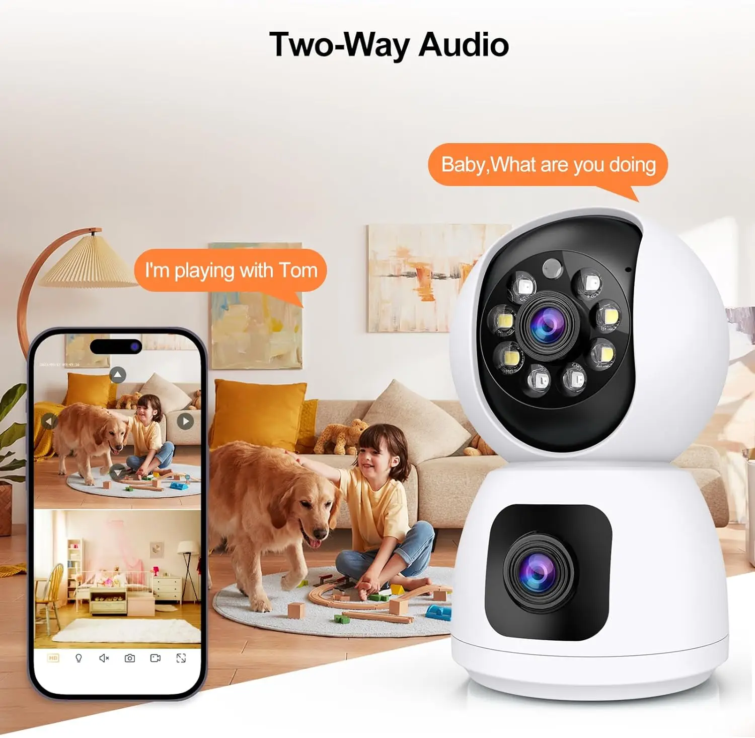 Tuya 4K 8MP HD واي فاي كاميرا  - مراجعة Home Cinema Screen وسعره