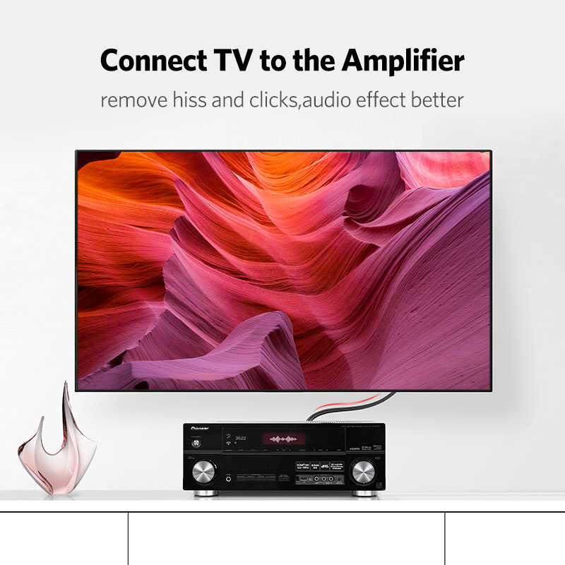 UGREEN 2RCA إلى 2 RCA الذكور إ - مراجعة Home Cinema Amplifier وسعره
