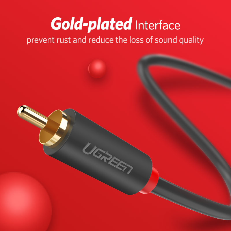 UGREEN 2RCA إلى 2 RCA الذكور إ - مراجعة Home Cinema Amplifier وسعره