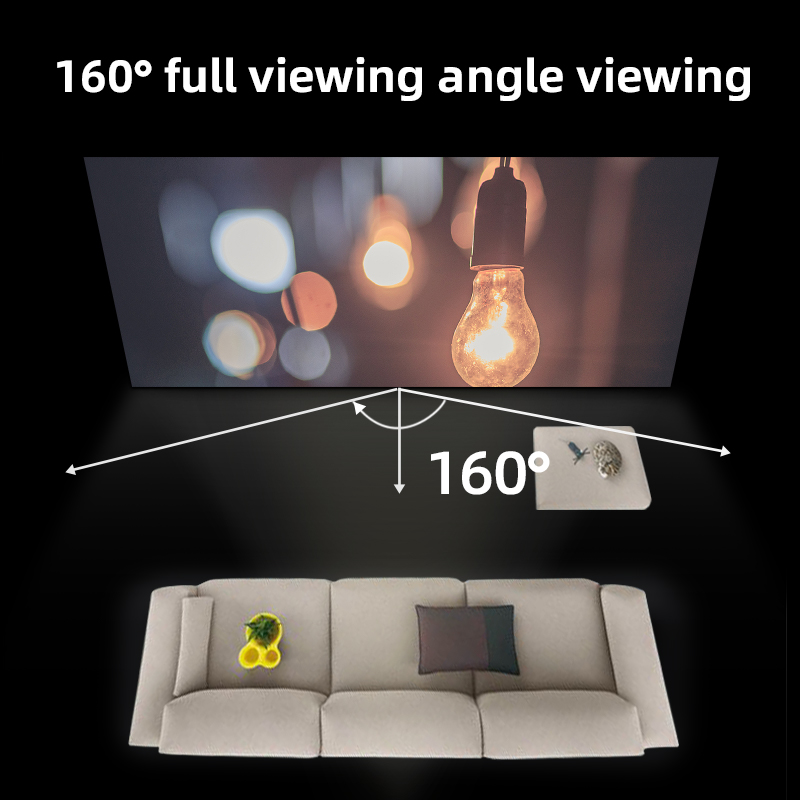 LEJIADA-شاشة جهاز عرض ، شبكة ب - مراجعة Home Cinema Blanc وسعره