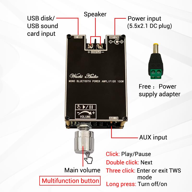 وحدة مكبر صوت بلوتوث 5.1 TPA31 - مراجعة Home Cinema Amplifier وسعره