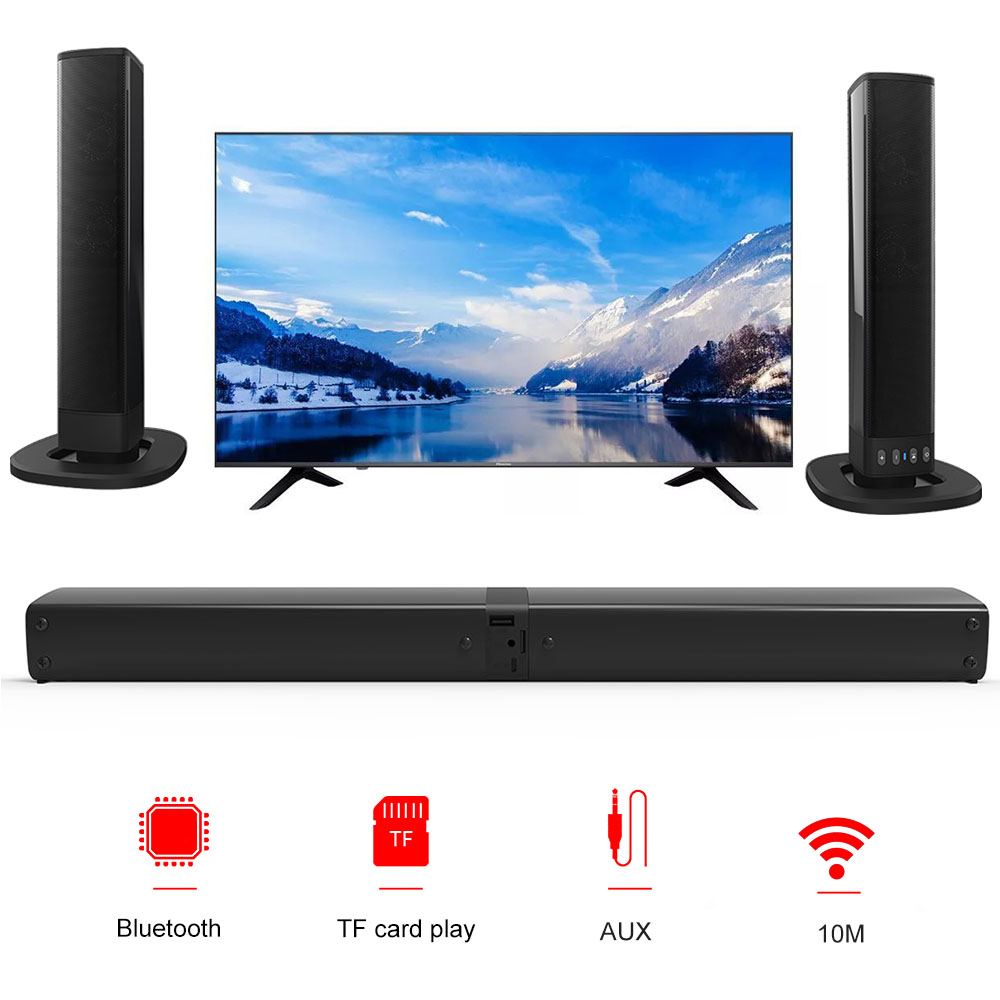 مكبر صوت لاسلكي قوي بقوة 20 وا - مراجعة Home Cinema With Wireless Rear Speakers وسعره