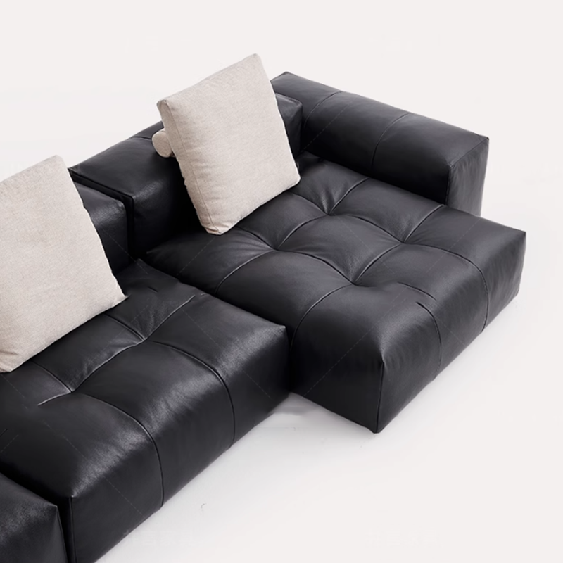 أريكة جلدية مضغوطة بسيطة فاخرة - مراجعة Home Cinema Furniture وسعره