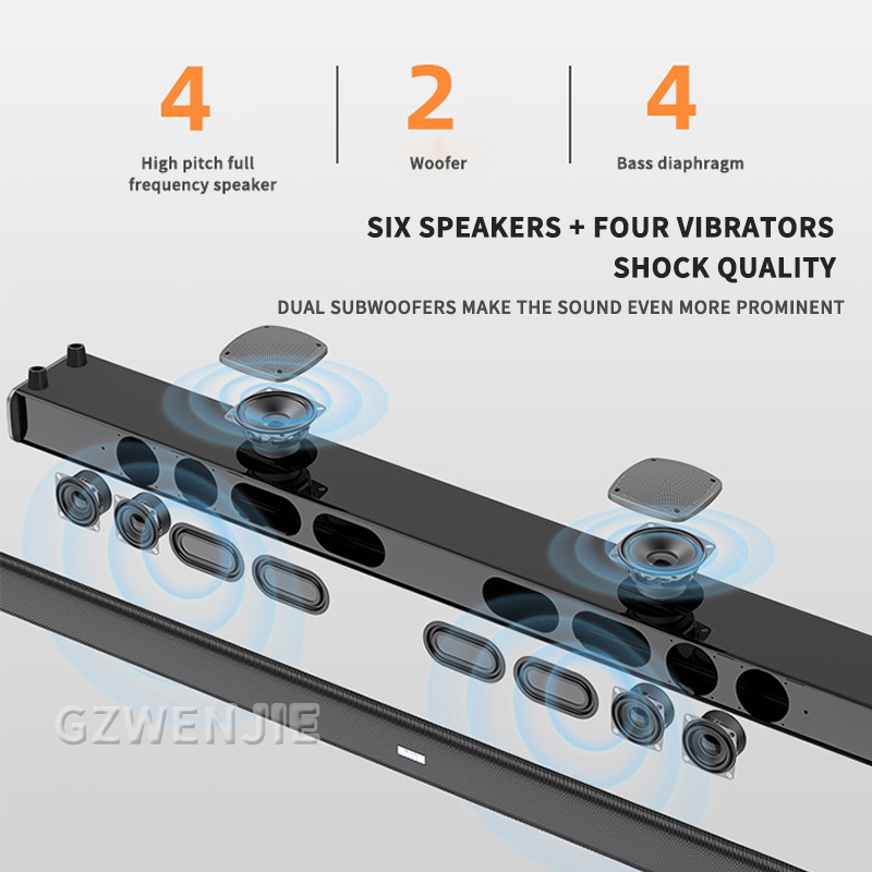 مسرح منزلي صدى جدار التلفزيون  - مراجعة Home Cinema With Wireless Rear Speakers وسعره