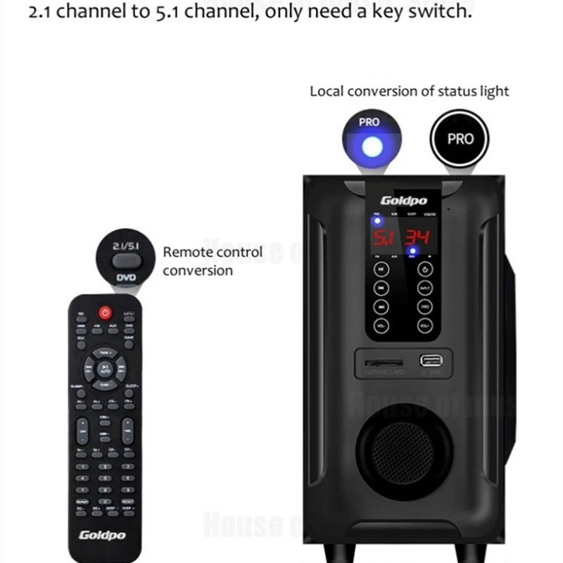صندوق صوت متعدد الوسائط قائم ع - مراجعة Home Cinema With Wireless Rear Speakers وسعره