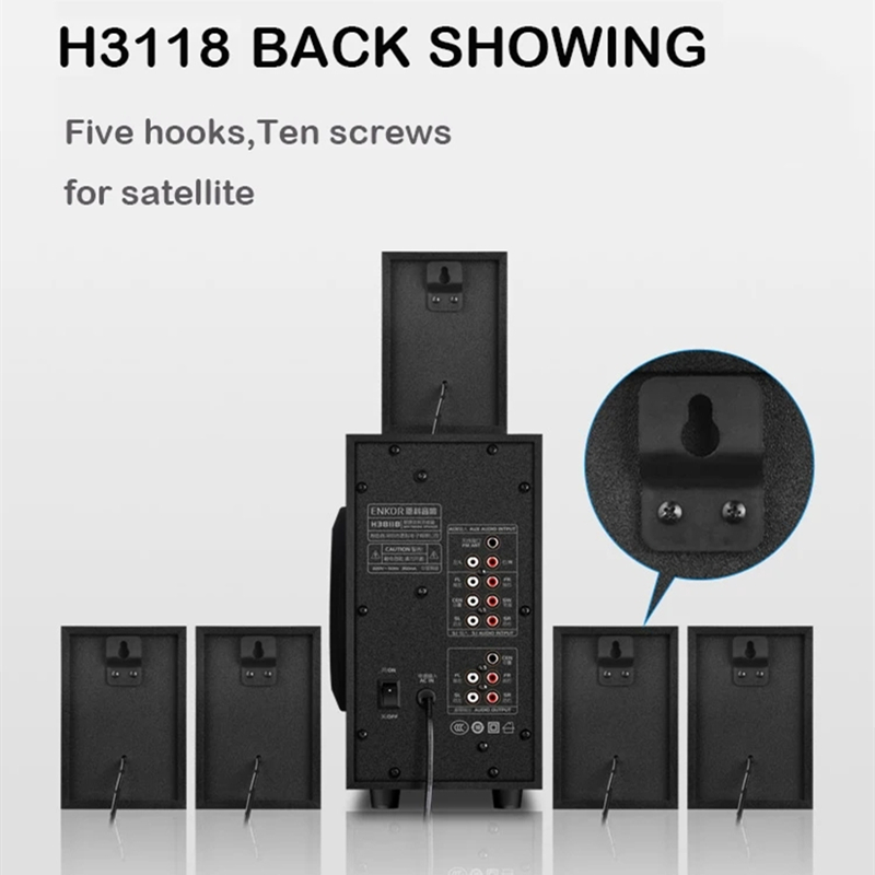 صندوق صوت متعدد الوسائط قائم ع - مراجعة Home Cinema With Wireless Rear Speakers وسعره