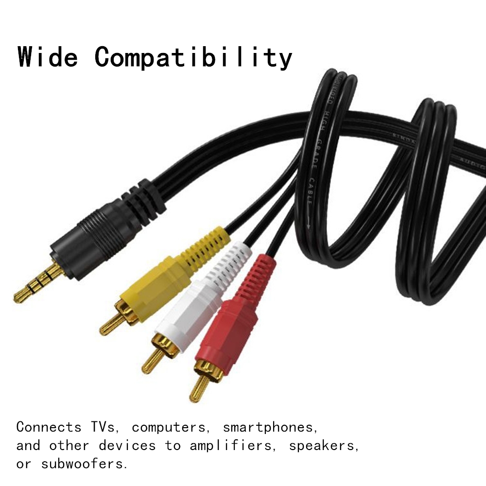 3.5 مللي متر إلى 3 RCA كابل ال - مراجعة Home Cinema Choice وسعره