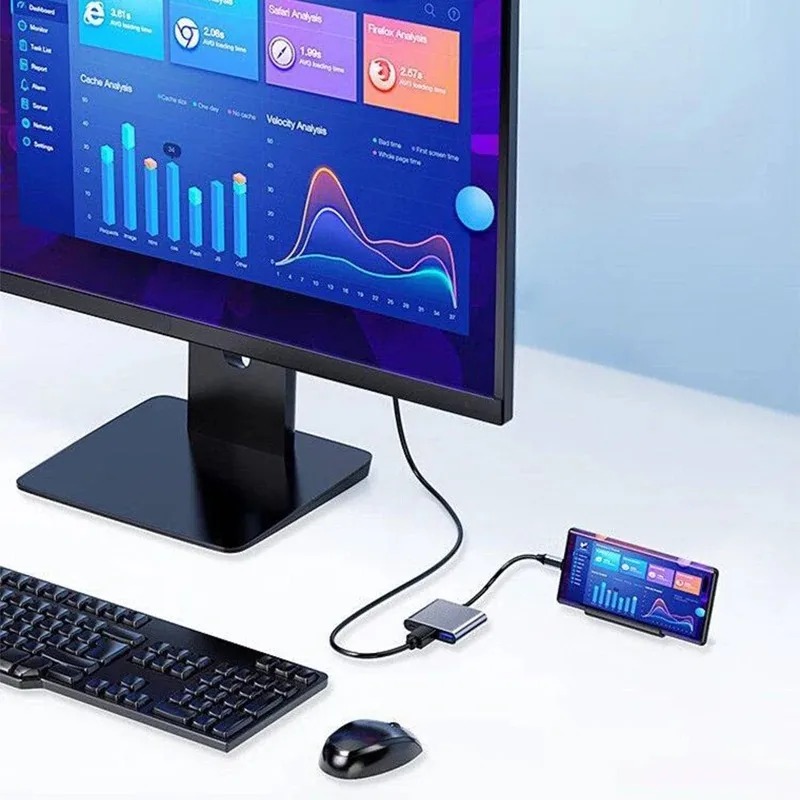 USB C HUB 3in1 نوع C 3.0 إلى H - مراجعة Home Cinema Usb وسعره