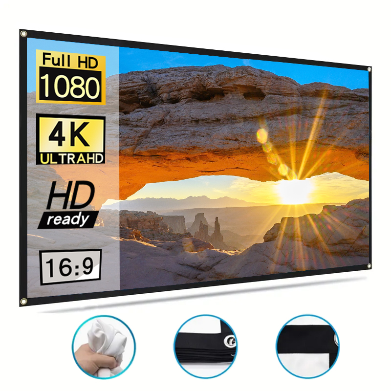 شاشة عرض سهلة الطي 60-150 بوصة - مراجعة Home Cinema Blanc وسعره