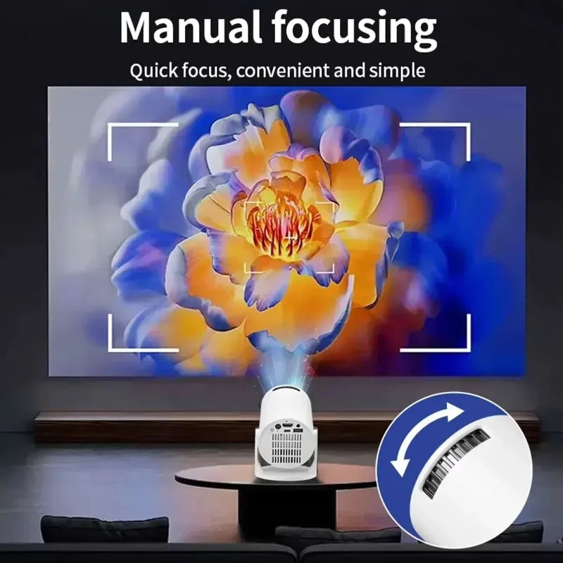 جهاز عرض محمول HY200 جديد ورائ - مراجعة Home Cinema Portable وسعره