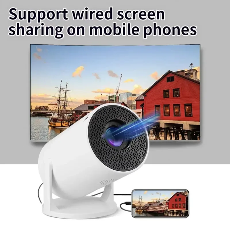 جهاز عرض محمول HY200 جديد ورائ - مراجعة Home Cinema Portable وسعره