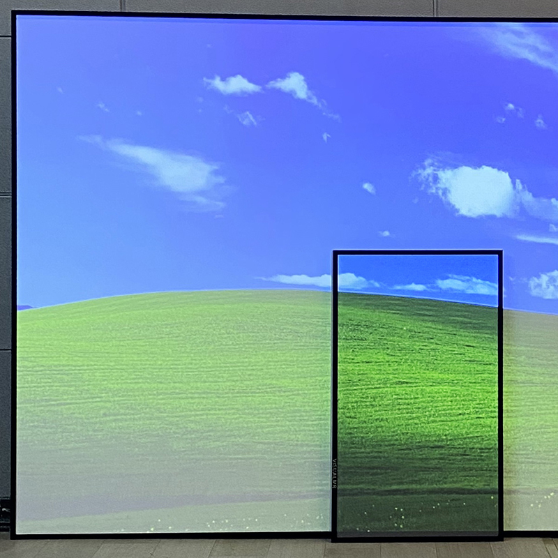 شاشة عرض VisualMr رمادية اللون - مراجعة Home Cinema Blanc وسعره