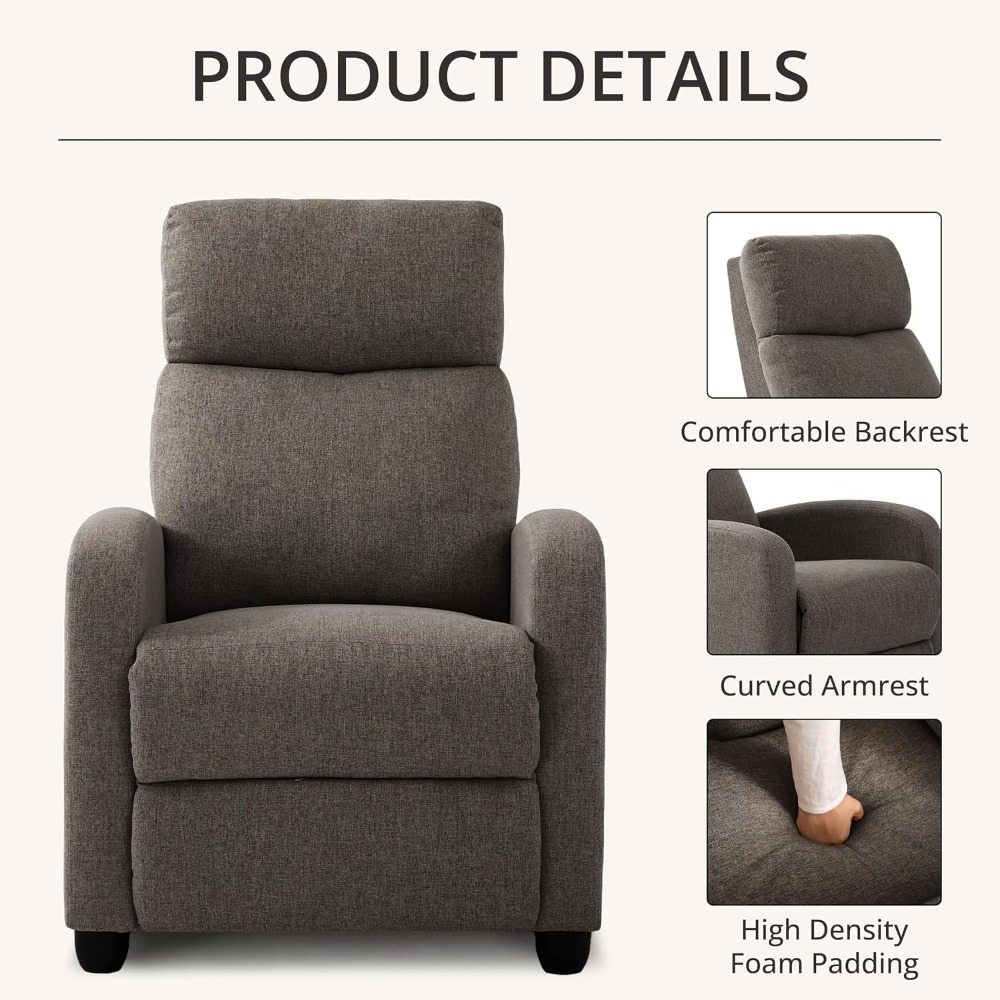 كرسي استرخاء يدوي حديث قابل لل - مراجعة Home Cinema Furniture وسعره