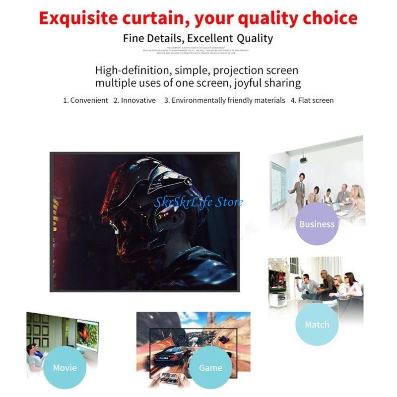 شاشة عرض E65E مقاس 150 بوصة 16 - مراجعة Home Cinema Portable وسعره