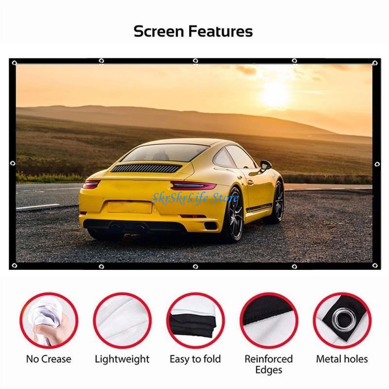 شاشة عرض E65E مقاس 150 بوصة 16 - مراجعة Home Cinema Portable وسعره