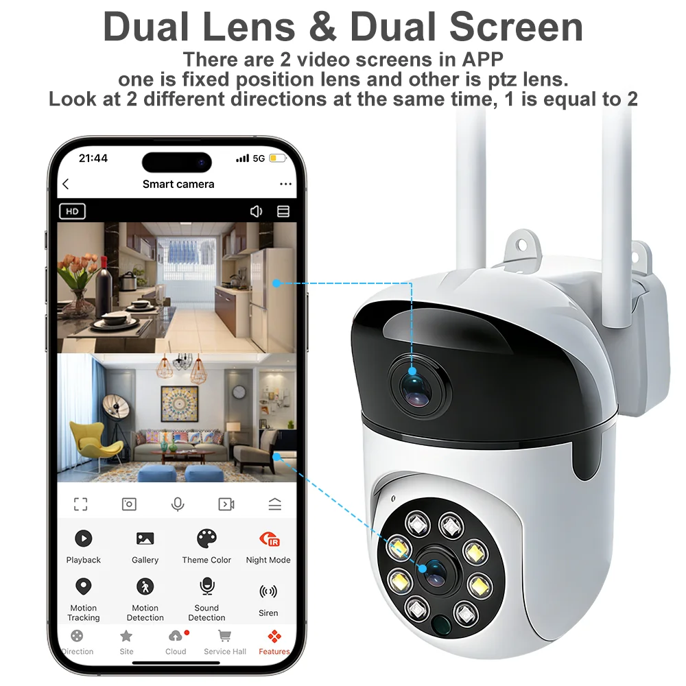 كاميرا داخلية واي فاي ذكية بدق - مراجعة Home Cinema Screen وسعره