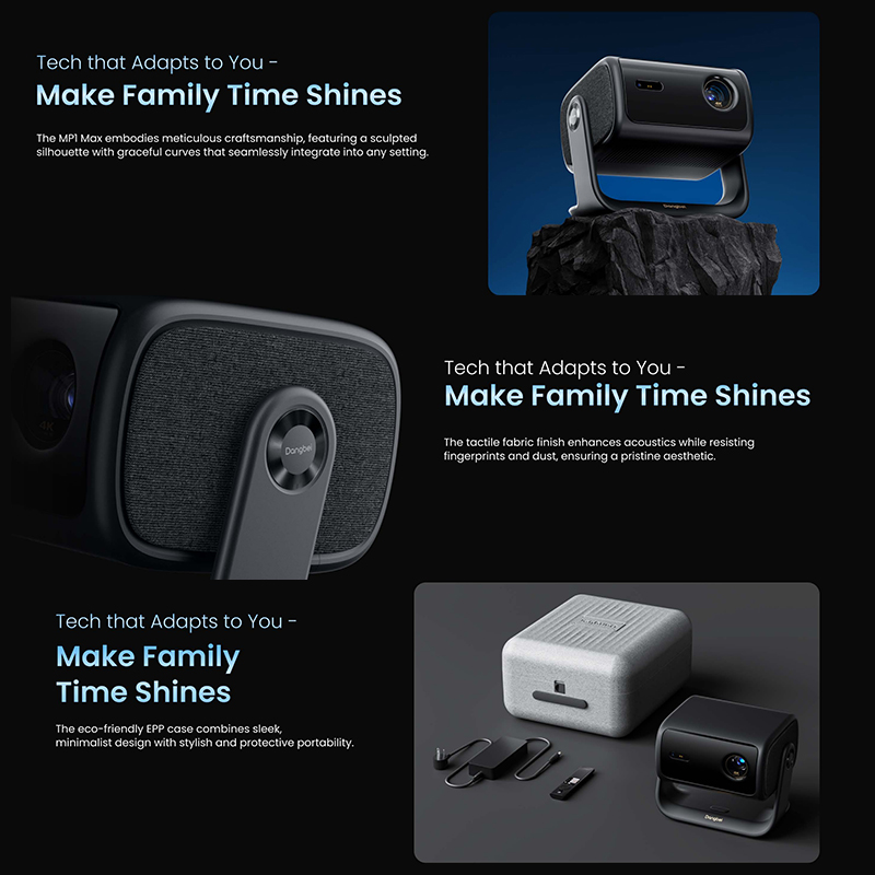 جهاز عرض دانجبي MP1 ماكس بدقة  - مراجعة Netflix Home Cinema وسعره