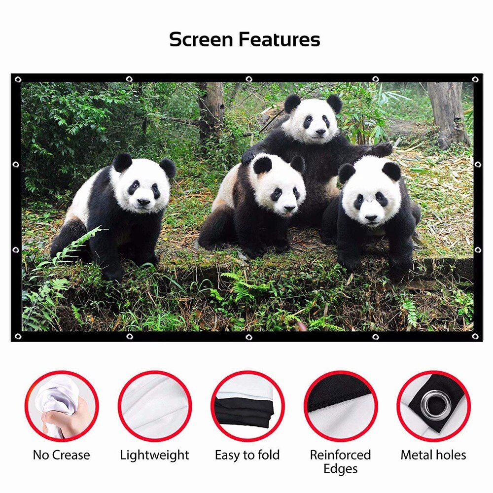 شاشة عرض بروجكتور قابلة للطي ب - مراجعة Home Cinema Blanc وسعره