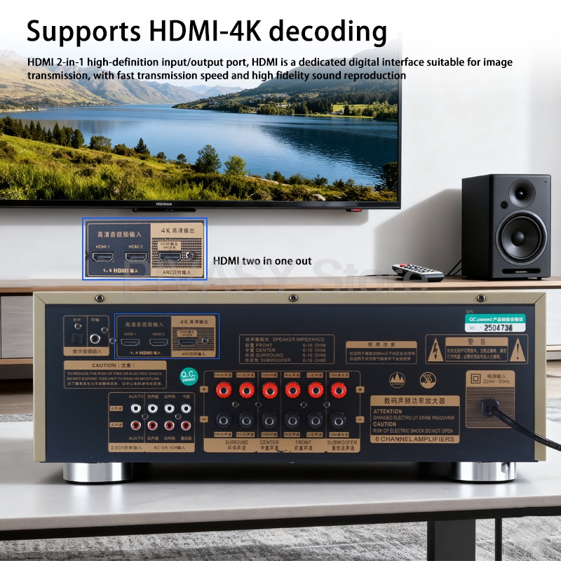 1200 واط مكبر للصوت بلوتوث أمب - مراجعة Home Cinema Bluetooth وسعره