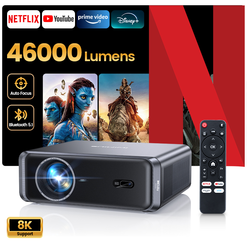 بروجيكتور لاريسار A1 4K أندروي - مراجعة Netflix Home Cinema وسعره