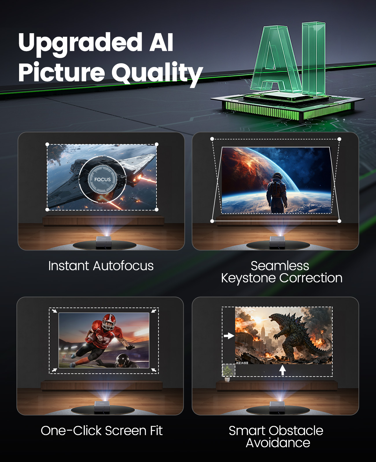 بروجيكتور لاريسار A1 4K أندروي - مراجعة Netflix Home Cinema وسعره
