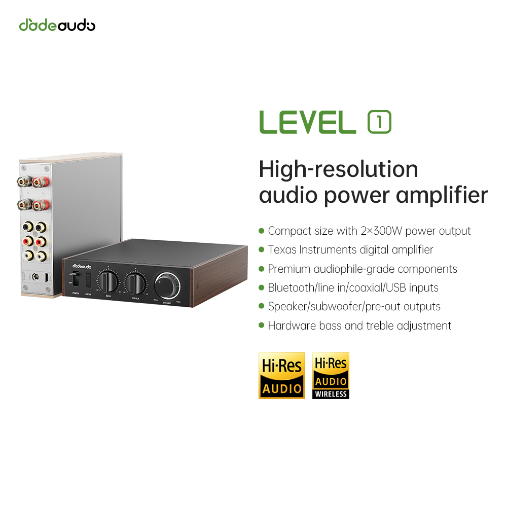 مضخم صوت JadeAudio Level 1 للم - مراجعة Home Cinema Amplifier وسعره