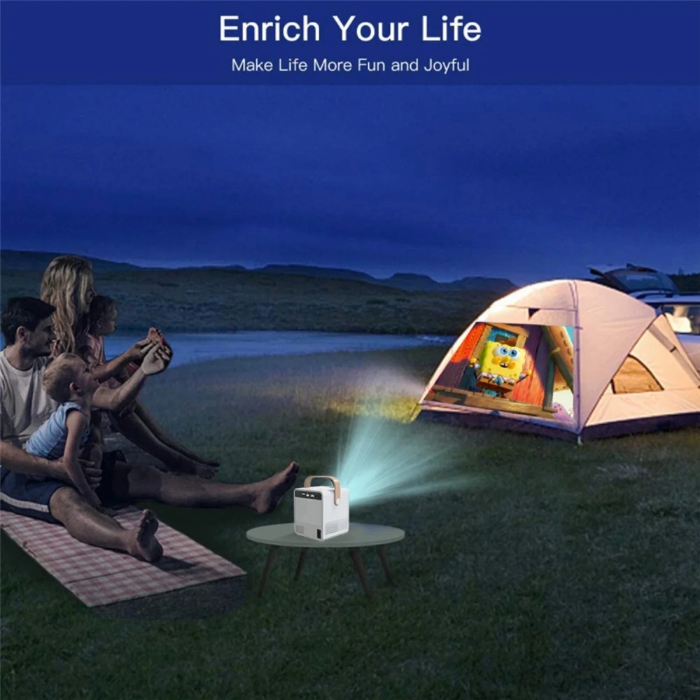 جهاز عرض ذكي محمول 4K مسرح منز - مراجعة Home Cinema Portable وسعره