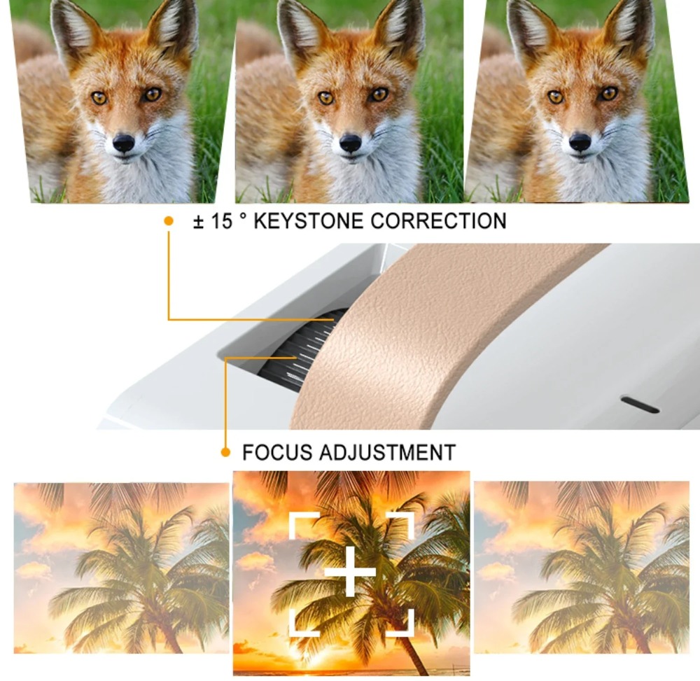 جهاز عرض ذكي محمول 4K مسرح منز - مراجعة Home Cinema Portable وسعره