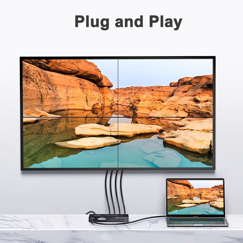 4K HDMI الفيديو الجدار تحكم 3X - مراجعة Home Cinema Screen وسعره