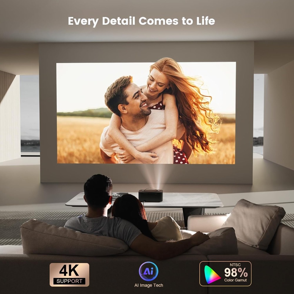جهاز عرض ذكي بدقة 4K مع واي فا - مراجعة Netflix Home Cinema وسعره